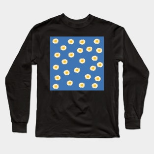 simple hippy daisy pattern Long Sleeve T-Shirt